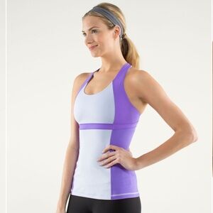 Lululemon Athletica Women's Run Fast Track Colorblock Tank